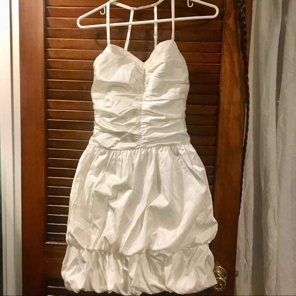 white dress